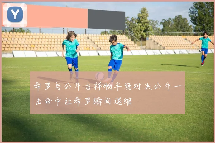 希罗与公牛吉祥物半场对决公牛一击命中让希罗瞬间退缩